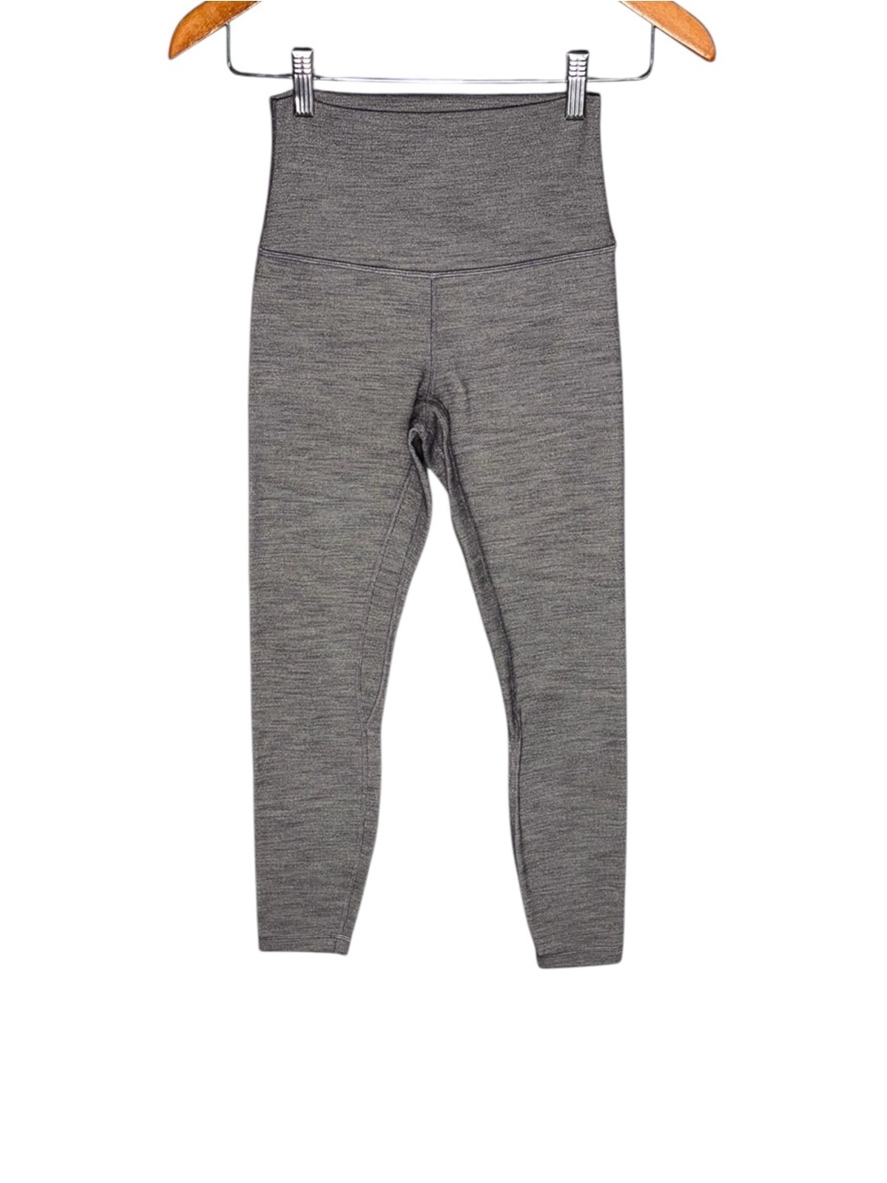 Lululemon Women's Align Pant II 25" Mini Heathered Herringbone Heathered Gray
